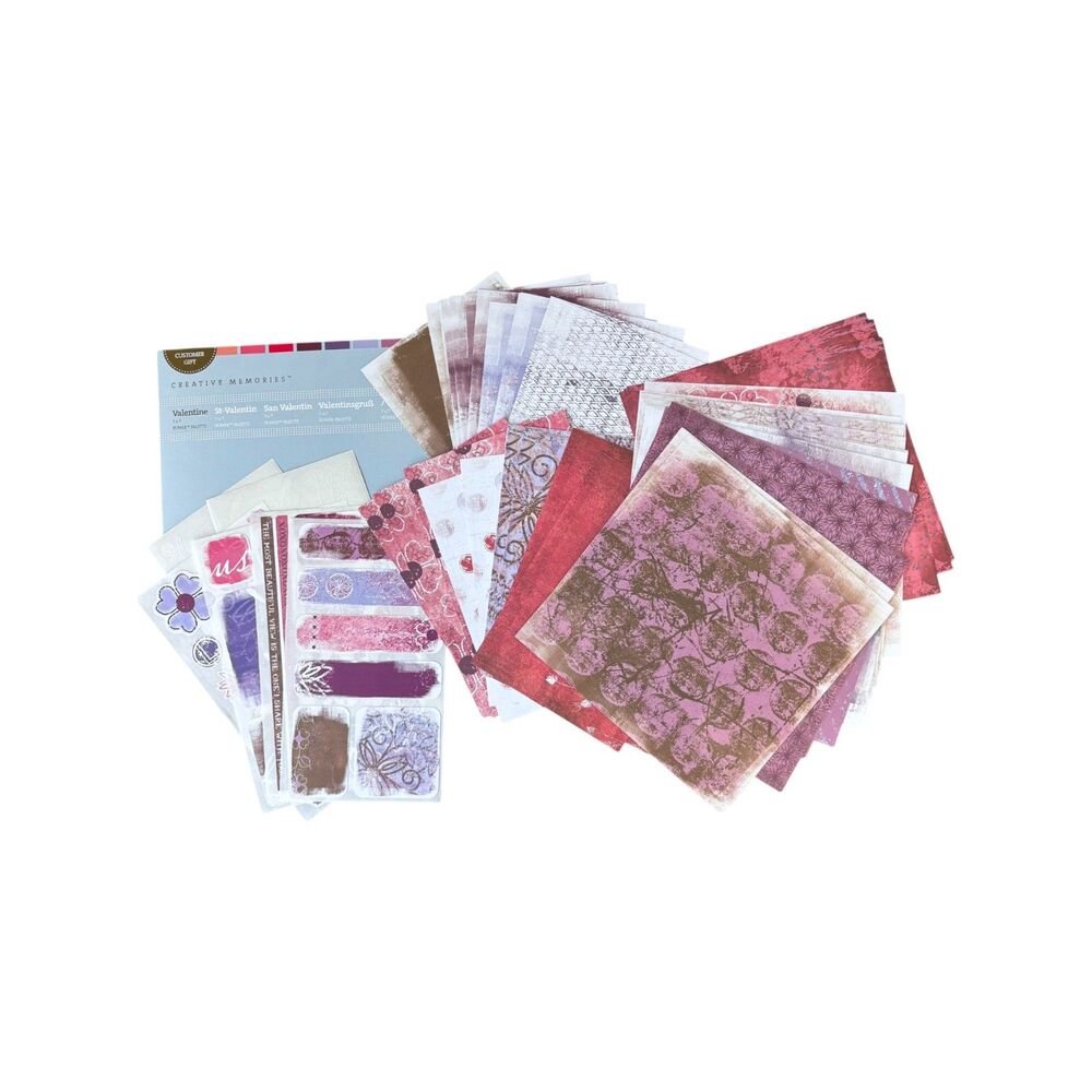 VALENTINE Creative Memories Power Palette 7x7 Scrapbook Album Kit Scrapbooking